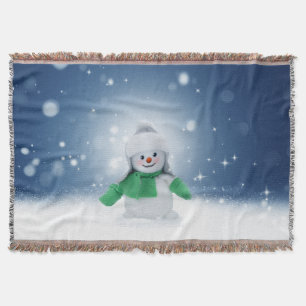 Couverture Le personnage de bonhomme de neige de Noël adorabl