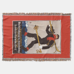Couverture Le ski de Loden vêtx l'affiche de publicité de s