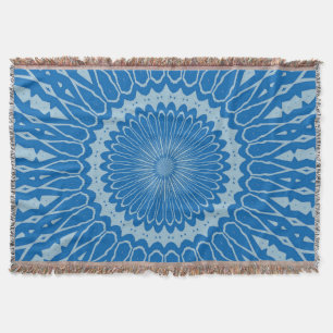 Couverture Lemonade bleue électrique et Aquamarine Duo