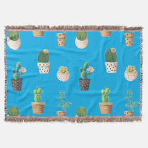 Couverture Les cactus succulents du désert vert dans les pot