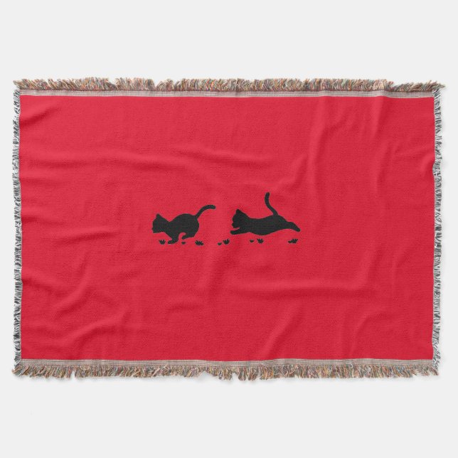 Couverture Les chatons noirs lancent rouge. Devis personnalis (Devant)