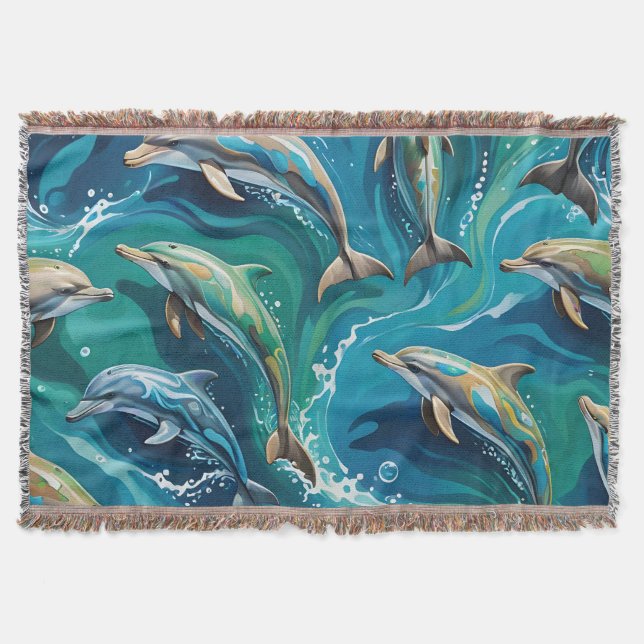Couverture Les dauphins nagent  (Devant)