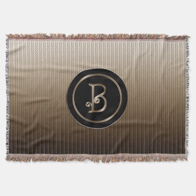 Couverture "Lettre B" Monogramme (Devant)