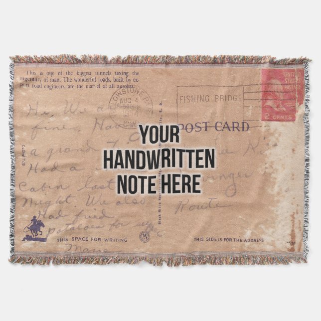 Couverture Lettre manuscrite personnalisée Sentiments (Devant)