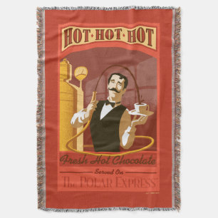 Couverture L'Express polaire Chocolat chaud Vintage Art