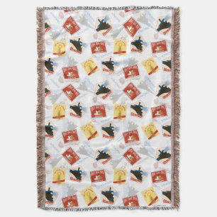 Couverture L'Express polaire Motif d'autocollant rétro