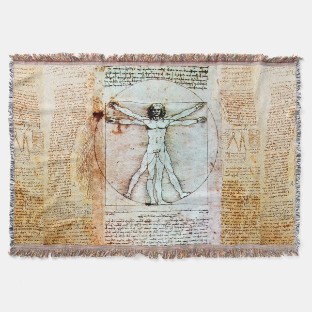 Couverture L'HOMME VITRUVIEN par Leonardo Antique Parchment (Devant)