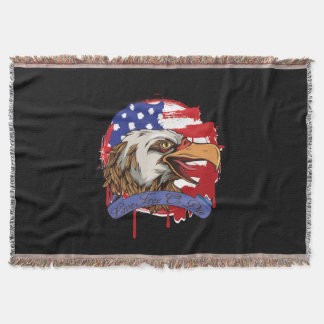 Couverture Libres vivants chauves d'Eagle de drapeau