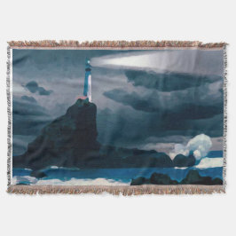 Couverture Lighthouse blue blanket