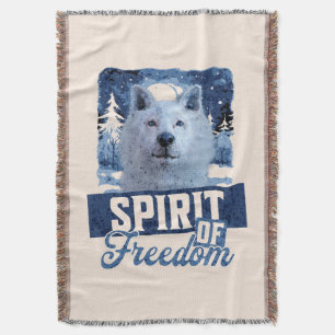 Couverture Loup Arctique Esprit de liberté Création faunique