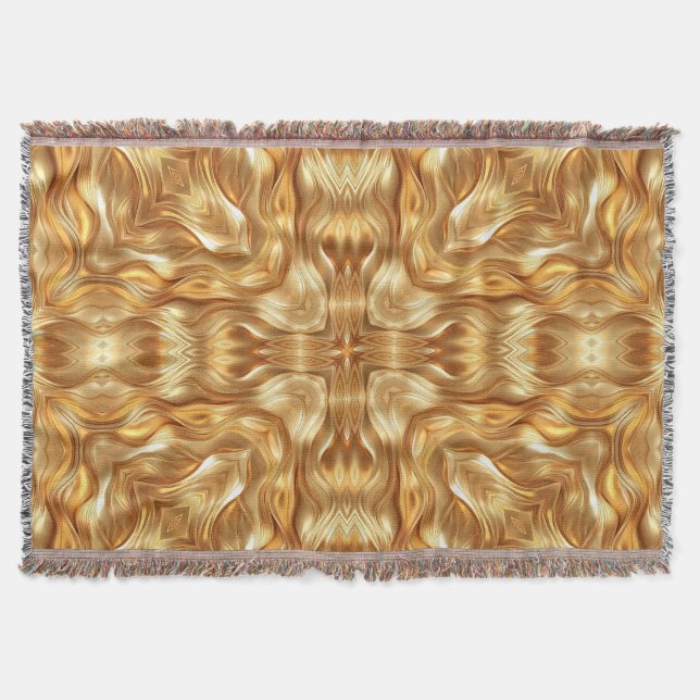 Couverture Lovely golden abstract pattern (Devant)