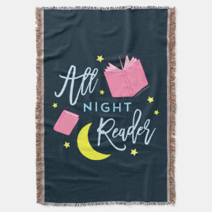 Couverture Lune Stars et livres roses Tous Lecteur de Nuit