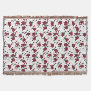 Couverture Lys de Noël rouges et blancs