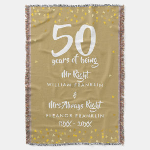 Couverture M. Mme Right Fun Golden 50e anniversaire