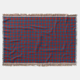 Couverture MacLachlan Clan Rouge et Royal Blue Tartan