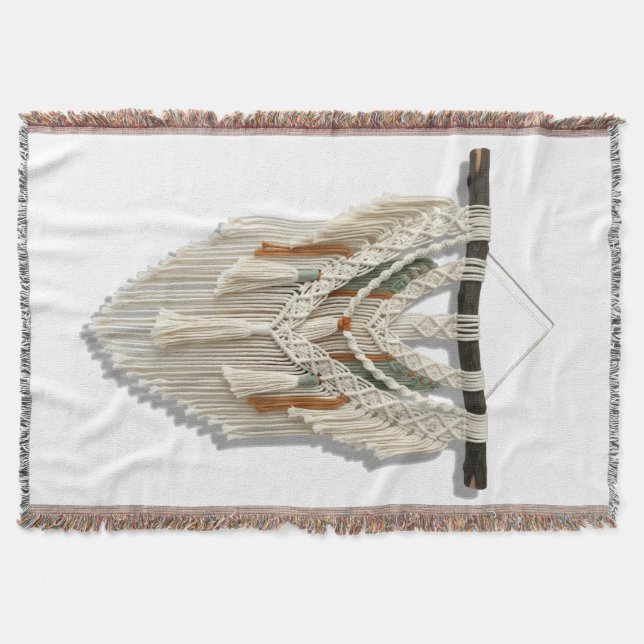 Couverture Macrame Throw Blanket (Devant)