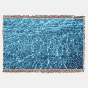 Couverture Macro Bubbling Blue Sea Photo