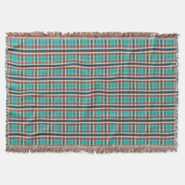 Couverture Mad À Propos De Plaid ~ Camp Blanket Turquoise (Devant)