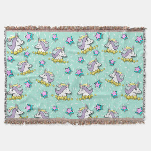 Couverture Magical Happy Unicorn Et Étoiles