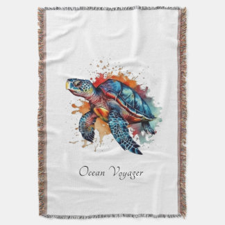 Couverture Maison de plage de tortue de mer Accent cosy