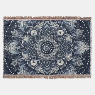 Couverture Mandala Indigo