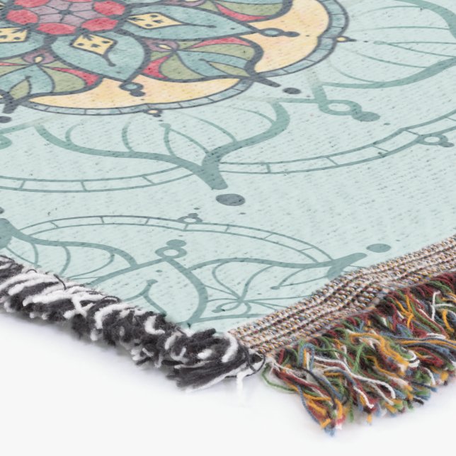 Couverture Mandala Throw Blanket (Coin)