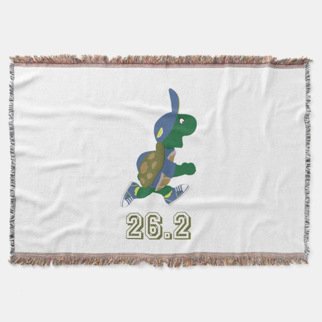 Couverture Marathon Turtle Runner en bleu (Devant)
