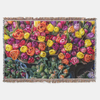 Couverture Marché de Fleurs Fraîches – Floral Vibrant