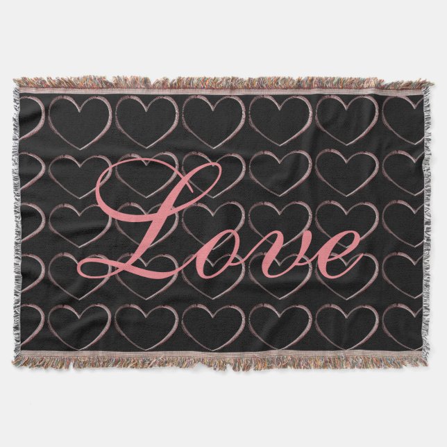 Couverture Mariage Amour Calligraphie Grise Cœur Tendance (Devant)