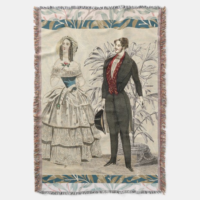Couverture Mariage victorien Mariage vintage 1844 Oeuvre arti (devant Vertical)
