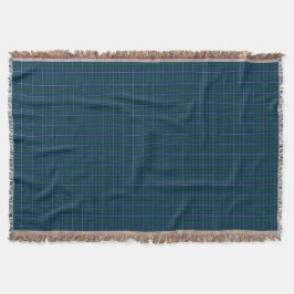 Couverture Marine Blue Douglas Family Tartan moderne