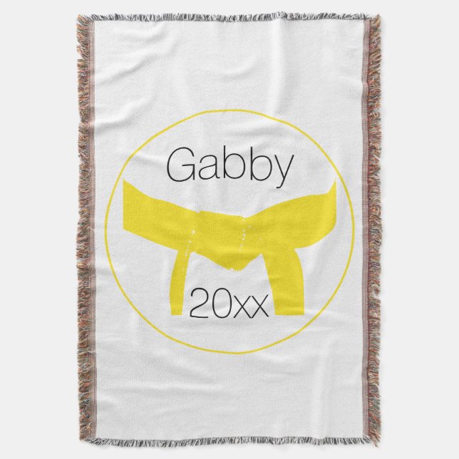 Couverture Martial Arts Ceinture Jaune (devant Vertical)