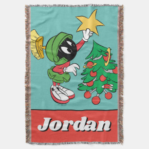 Couverture MARVIN LE MARTIAN™ mettre l'étoile dans l'arbre