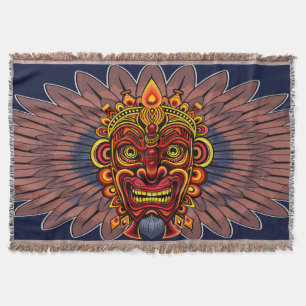 Couverture Masque rituel du roi guerrier tribal