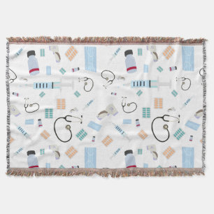 Couverture Médecin de santé Motif Fournitures Médicales