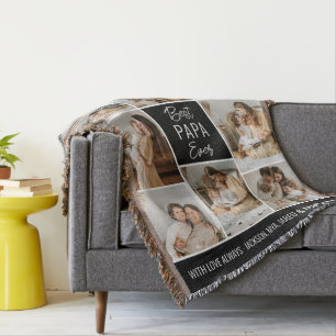 Couverture Meilleur Papa Ever 11 Photo Jetée Blanche