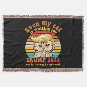 Couverture Même Mon Chat Attend Le Vêtement Trump 2024