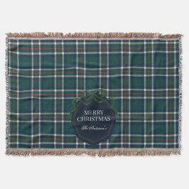 Couverture Merry Christmas Classic Preppy Tartan Plaid