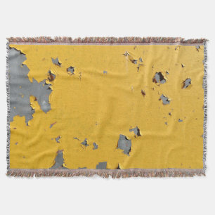 Couverture Métal jaune fissuré : texture sale.