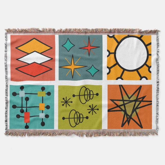 Couverture Mi-Siècle Moderne Smorgasbord Lot Blanket (Devant)