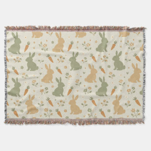 Couverture Mignon motif de Cottage Lapin & Carotte (4)