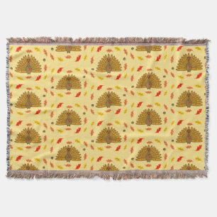 Couverture Mignon Thanksgiving Turquie Chute quitte Motif