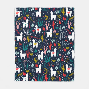 Couverture mignonne d'alpaga