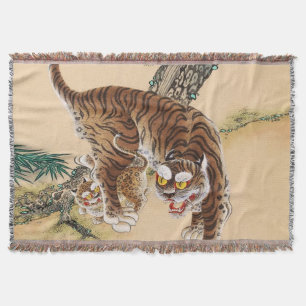 Couverture Minhwa Tigre laid Koreen