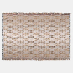 Couverture Modèle baroque de beige de gradient de style