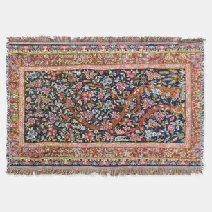 Couverture Modèle floral oriental persan turc