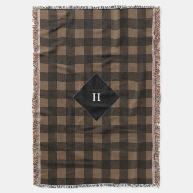 Couverture Monogramme Brown de Buffalo (devant Vertical)