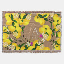 Monogramme citron Brown
