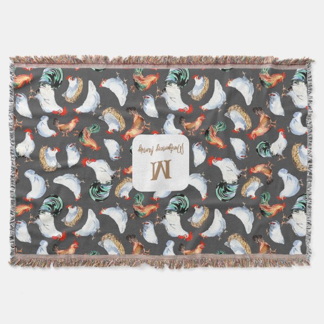 Couverture Monogramme de la ferme de la famille du poulet (Devant)