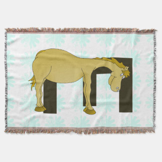 Couverture Monogramme de pivoine de carton mignon E